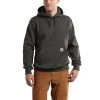 Carhartt Sweatshirts: Men's 100615 306 Peat Paxton Rain Defender Hooded Sweatshirt 2 Carhartt Sweatshirts: Men's 100615 306 Peat Paxton Rain Defender Hooded Sweatshirt -Work Attire Shop 100615306