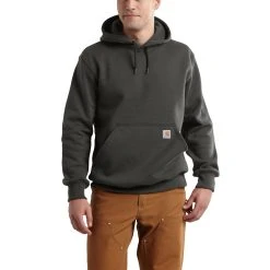 Carhartt Sweatshirts: Men's 100615 306 Peat Paxton Rain Defender Hooded Sweatshirt