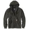 Carhartt Sweatshirts: Men's 100632 306 Peat Rutland Zip Up Hooded Sweatshirt 2 Carhartt Sweatshirts: Men's 100632 306 Peat Rutland Zip Up Hooded Sweatshirt -Work Attire Shop 100632 306 s19edit