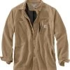 Carhartt Shirts: Men's 102851 253 Dark Khaki Relaxed Fit Canvas Shirt Jacket 1 Carhartt Shirts: Men's 102851 253 Dark Khaki Relaxed Fit Canvas Shirt Jacket -Work Attire Shop 102851253