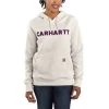 Carhartt Sweatshirts: Women's 105194 W03 Malt Relaxed Fit Midweight Logo Graphic Sweatshirt -Work Attire Shop 105194 w03