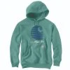 Carhartt Sweatshirts: Men's 105431 L05 Slate Green Heather Defender Loose Fit āCā Logo Graphic Sweatshirt 1 Carhartt Sweatshirts: Men's 105431 L05 Slate Green Heather Defender Loose Fit āCā Logo Graphic Sweatshirt -Work Attire Shop 105431 l05 mf22 1