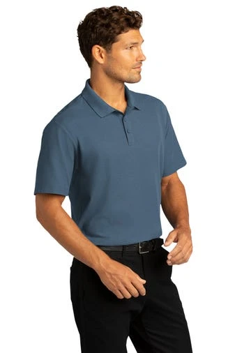 Port Authority Shirts: Men's K810 RBLU Regatta Blue SuperPro React Polo Shirt 4 Port Authority Shirts: Men's K810 RBLU Regatta Blue SuperPro React Polo Shirt - Image 2