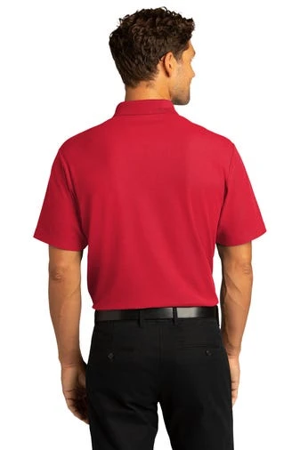 Port Authority Shirts: Men's K810 RRD Rich Red SuperPro React Polo Shirt 6 Port Authority Shirts: Men's K810 RRD Rich Red SuperPro React Polo Shirt - Image 4