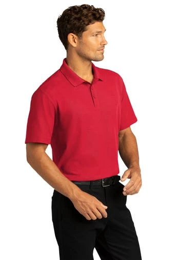 Port Authority Shirts: Men's K810 RRD Rich Red SuperPro React Polo Shirt 4 Port Authority Shirts: Men's K810 RRD Rich Red SuperPro React Polo Shirt - Image 2