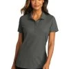 Port Authority Shirts: Women's LK810 SGY Storm Grey SuperPro React Polo Shirt 1 Port Authority Shirts: Women's LK810 SGY Storm Grey SuperPro React Polo Shirt -Work Attire Shop 10874 stormgrey 1 lk810stormgreymodelfront 337w