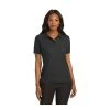 Port Authority Shirts: Women's L500 BLK Black Ladies Silk Touch Polo Shirt -Work Attire Shop 1407 black 1 l500blackmodelfront2 337wedit