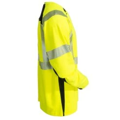 CAT Apparel Shirts: Men's FR Performance Hi-Vis 1630007 11312 Long Sleeve Crew Shirt -Work Attire Shop 1630007 11312 3