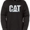 CAT Apparel Sweatshirt: Men's 1910092 16 Black Water Resistant Hooded Sweatshirt 2 CAT Apparel Sweatshirt: Men's 1910092 16 Black Water Resistant Hooded Sweatshirt -Work Attire Shop 1910092 16