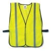 Ergodyne Vest: 8020HL Lime GloWear Non Certified Standard Hi Visibility Vest -Work Attire Shop 20040 8020hl safety vest lime front 1 1