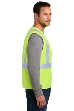CornerStone Vests: High Visibility Yellow Safety Vest CSV400 -Work Attire Shop 2377 sftyyellow 3 csv400sftyyellowmodelside1 337w