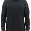 Cat Apparel: Men's 2511780 10121 Pitch Black Long Sleeve Viraloff Gaiter Tee