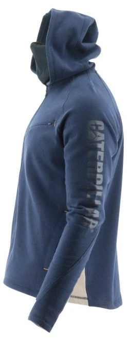 CAT Apparel: Men's 2910489 10118 Detroit Blue Viraloff Hooded Sweatshirt -Work Attire Shop 2910489 10118