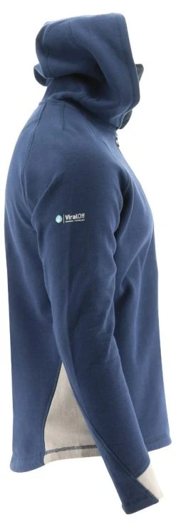 CAT Apparel: Men's 2910489 10118 Detroit Blue Viraloff Hooded Sweatshirt -Work Attire Shop 2910489 10118 3