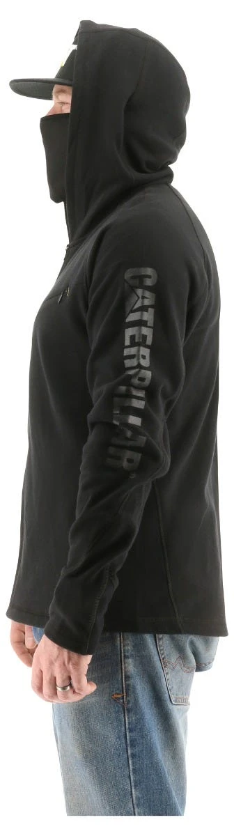 CAT Apparel: Men's 2910489 10121 Pitch Black Viraloff Hooded Sweatshirt 5 CAT Apparel: Men's 2910489 10121 Pitch Black Viraloff Hooded Sweatshirt - Image 3