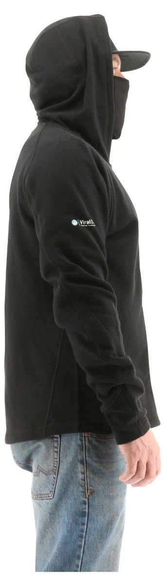 CAT Apparel: Men's 2910489 10121 Pitch Black Viraloff Hooded Sweatshirt 4 CAT Apparel: Men's 2910489 10121 Pitch Black Viraloff Hooded Sweatshirt - Image 2