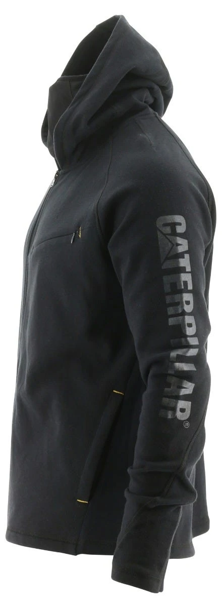 CAT Apparel: Men's 2910489 10121 Pitch Black Viraloff Hooded Sweatshirt 7 CAT Apparel: Men's 2910489 10121 Pitch Black Viraloff Hooded Sweatshirt - Image 5