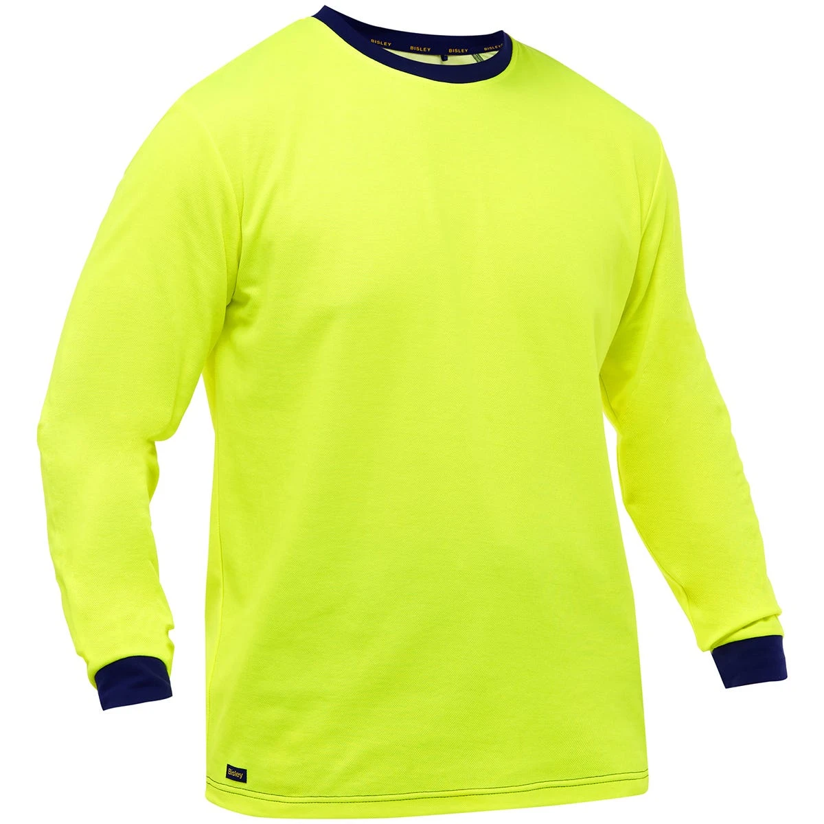 Bisley By PIP Shirts: Men's 310M6118 Y Yellow High Vis Non-ANSI Long Sleeve Work Shirt 3 Bisley By PIP Shirts: Men's 310M6118 Y Yellow High Vis Non-ANSI Long Sleeve Work Shirt
