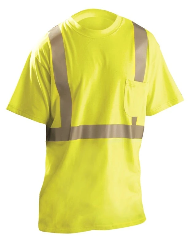 OccuNomix Shirts: Men's FR TM2112 Yellow Flame Resistant Short Sleeve T-Shirt 3 OccuNomix Shirts: Men's FR TM2112 Yellow Flame Resistant Short Sleeve T-Shirt