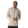 Wrangler Riggs Shirts: Men's Oatmeal Heather 3W750 OH Long Sleeve Henley Shirt 1 Wrangler Riggs Shirts: Men's Oatmeal Heather 3W750 OH Long Sleeve Henley Shirt -Work Attire Shop 3w750oh bf01 swff prd