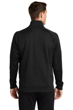 Sport-Tek Sweatshirts: Men's F247 BLK Black Tech Fleece 1/4-Zip Pullover 9 Sport-Tek Sweatshirts: Men's F247 BLK Black Tech Fleece 1/4-Zip Pullover -Work Attire Shop 4718 black 2 f247blackmodelback1 337w