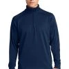 Sport-Tek Sweatshirts: Men's F247 NVY True Navy Tech Fleece 1/4-Zip Pullover 1 Sport-Tek Sweatshirts: Men's F247 NVY True Navy Tech Fleece 1/4-Zip Pullover -Work Attire Shop 4718 truenavy 1 f247truenavymodelfront1 337w