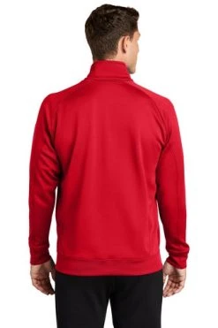 Sport-Tek Sweatshirts: Men's F247 RED True Red Tech Fleece 1/4-Zip Pullover -Work Attire Shop 4718 truered 2 f247trueredmodelback1 337w