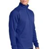 Sport-Tek Sweatshirts: Men's F247 RYL True Royal Tech Fleece 1/4-Zip Pullover -Work Attire Shop 4718 trueroyal 4 f247trueroyalmodel3q1 337w