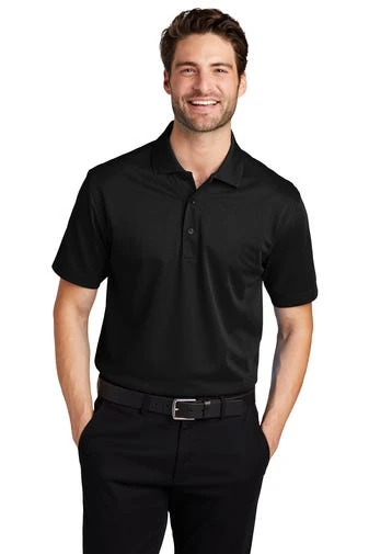 Port Authority Shirts: Men's K527 BLK Black Tech Pique Polo 3 Port Authority Shirts: Men's K527 BLK Black Tech Pique Polo