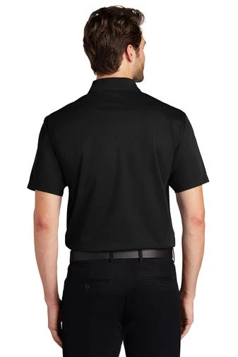 Port Authority Shirts: Men's K527 BLK Black Tech Pique Polo 6 Port Authority Shirts: Men's K527 BLK Black Tech Pique Polo - Image 4
