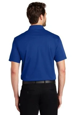 Port Authority Shirts: Men's K527 BR Bright Royal Tech Pique Polo -Work Attire Shop 4724 brtroyal 2 k527brtroyalmodelback1 1200w