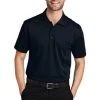 Port Authority Shirts: Men's K527 DNY Dark Navy Tech Pique Polo -Work Attire Shop 4724 darknavy 1 k527darknavymodelfront1 337w