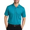 Port Authority Shirts: Men's K527 DTB Deep Teal Blue Tech Pique Polo -Work Attire Shop 4724 dptealblue 1 k527dptealbluemodelfront1 1200w