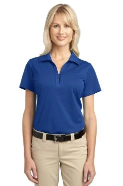 Port Authority Shirts: Women's L527 BR Bright Royal Ladies Tech Pique Polo