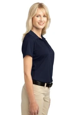 Port Authority Shirts: Women's L527 DNY Dark Navy Tech Pique Polo 8 Port Authority Shirts: Women's L527 DNY Dark Navy Tech Pique Polo -Work Attire Shop 4725 darknavy 3 l527darknavymodelside 337w