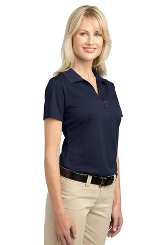 Port Authority Shirts: Women's L527 DNY Dark Navy Tech Pique Polo 4 Port Authority Shirts: Women's L527 DNY Dark Navy Tech Pique Polo - Image 2