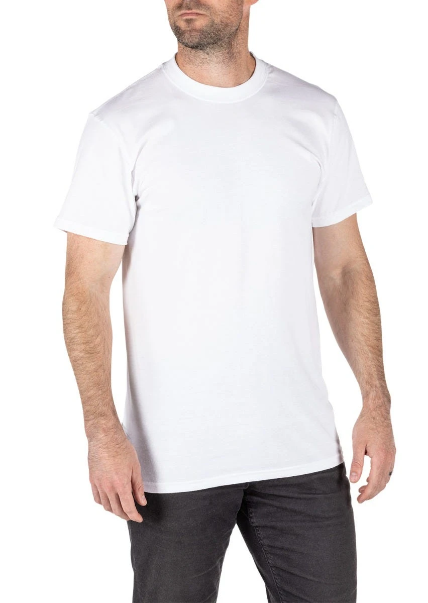 5.11 Tactical Shirts: Men's 40016 010 Utilit-T 3 Pack White Cotton Shirt 6 5.11 Tactical Shirts: Men's 40016 010 Utilit-T 3 Pack White Cotton Shirt - Image 4