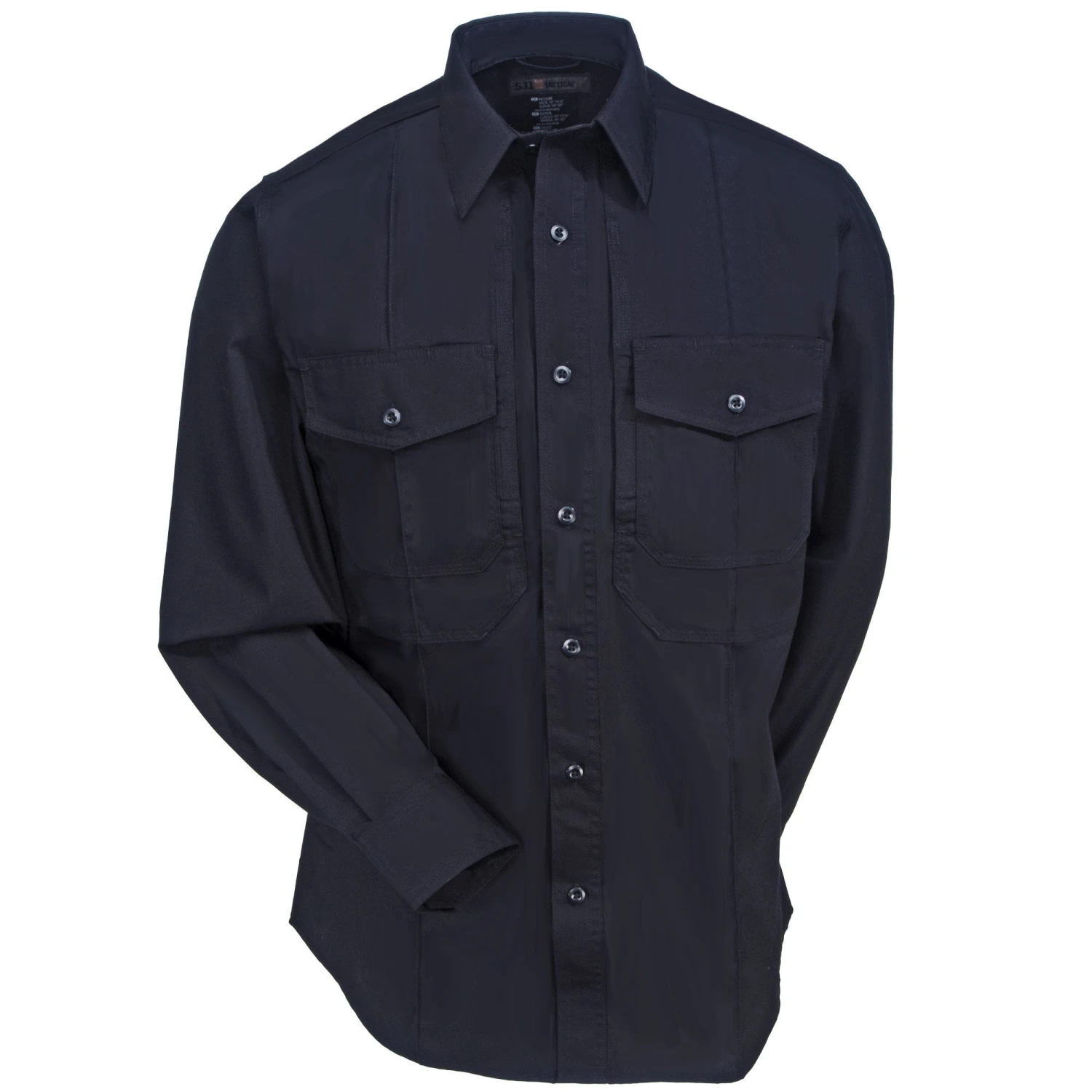 5.11 Tactical Shirts: Men's 72366 750 Midnight Navy Class B Stain-Resistant PDU Long Sleeve Shirt 4 5.11 Tactical Shirts: Men's 72366 750 Midnight Navy Class B Stain-Resistant PDU Long Sleeve Shirt - Image 2