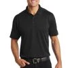 Port Authority Shirts: Men's K569 BLK Black Diamond Jacquard Polo 2 Port Authority Shirts: Men's K569 BLK Black Diamond Jacquard Polo -Work Attire Shop 6589 black 1 k569blackmodelfront 337w