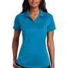 Port Authority Shirts: Women's L569 BW Blue Wake Ladies Diamond Jacquard Polo -Work Attire Shop 6592 bluewake 1 l569bluewakemodelfront2 1200w