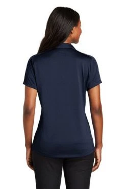 Port Authority Shirts: Women's L569 TN True Navy Diamond Jacquard Ladies Polo 9 Port Authority Shirts: Women's L569 TN True Navy Diamond Jacquard Ladies Polo -Work Attire Shop 6592 truenavy 2 l569truenavymodelback2 337w
