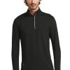 Ogio Shirts: Men's OE335 BLK Black Endurance Nexus 1/4-Zip Pullover 1 Ogio Shirts: Men's OE335 BLK Black Endurance Nexus 1/4-Zip Pullover -Work Attire Shop 6671 blacktop 1 oe335blacktopmodelfront2 337w