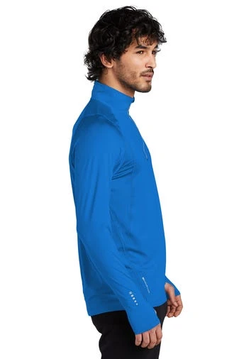 Ogio Shirts: Men's OE335 EBLU Electric Blue Endurance Nexus 1/4-Zip Pullover 4 Ogio Shirts: Men's OE335 EBLU Electric Blue Endurance Nexus 1/4-Zip Pullover - Image 2