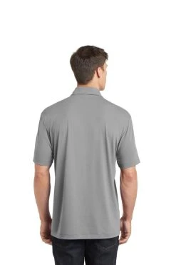 Port Authority Shirts: Men's K568 FG Frost Grey Cotton Touch Performance Polo -Work Attire Shop 6673 frostgrey 2 k568frostgreymodelback 1200w