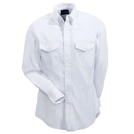 Wrangler Shirts: Men's White 71135 CH Cotton Twill Long Sleeve Western Shirt 4 Wrangler Shirts: Men's White 71135 CH Cotton Twill Long Sleeve Western Shirt - Image 2