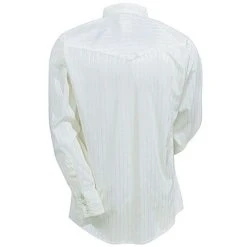 Wrangler Shirts: Men's Light Tan 75226 TN Western Dobby Stripe Long Sleeve Shirt