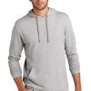 District Sweatshirts: Men's DT571 LHG Light Heather Grey Featherweight French Terry Hoodie 2 District Sweatshirts: Men's DT571 LHG Light Heather Grey Featherweight French Terry Hoodie -Work Attire Shop 9747 lighththrgry 1 dt571lighththrgrymodelfront 1200w