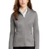 Port Authority Sweatshirts: Women's L249 GGH Gusty Grey Heather Diamond Full Zip -Work Attire Shop 9822 gustygreyhth 1 l249gustygreyhthmodelfront 337w