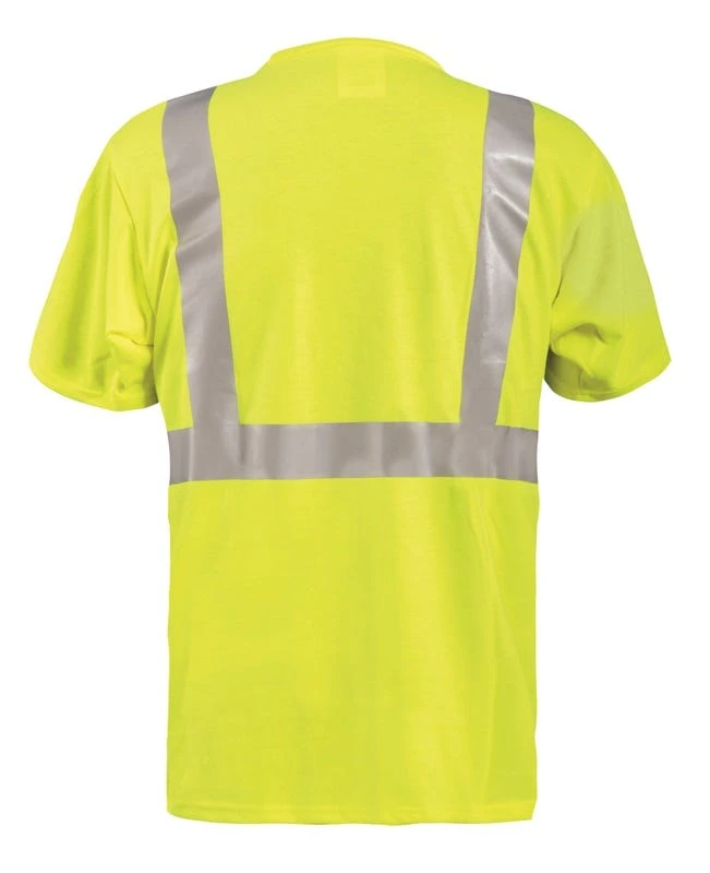 OccuNomix Shirts: Men's FR TM2112 Yellow Flame Resistant Short Sleeve T-Shirt 4 OccuNomix Shirts: Men's FR TM2112 Yellow Flame Resistant Short Sleeve T-Shirt - Image 2