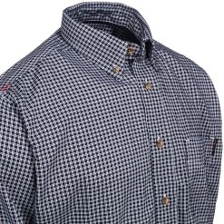 Ariat FR Work Shirts: Flame-Resistant CAT 2 Men's 10013513 Blue Plaid Twill Work Shirt